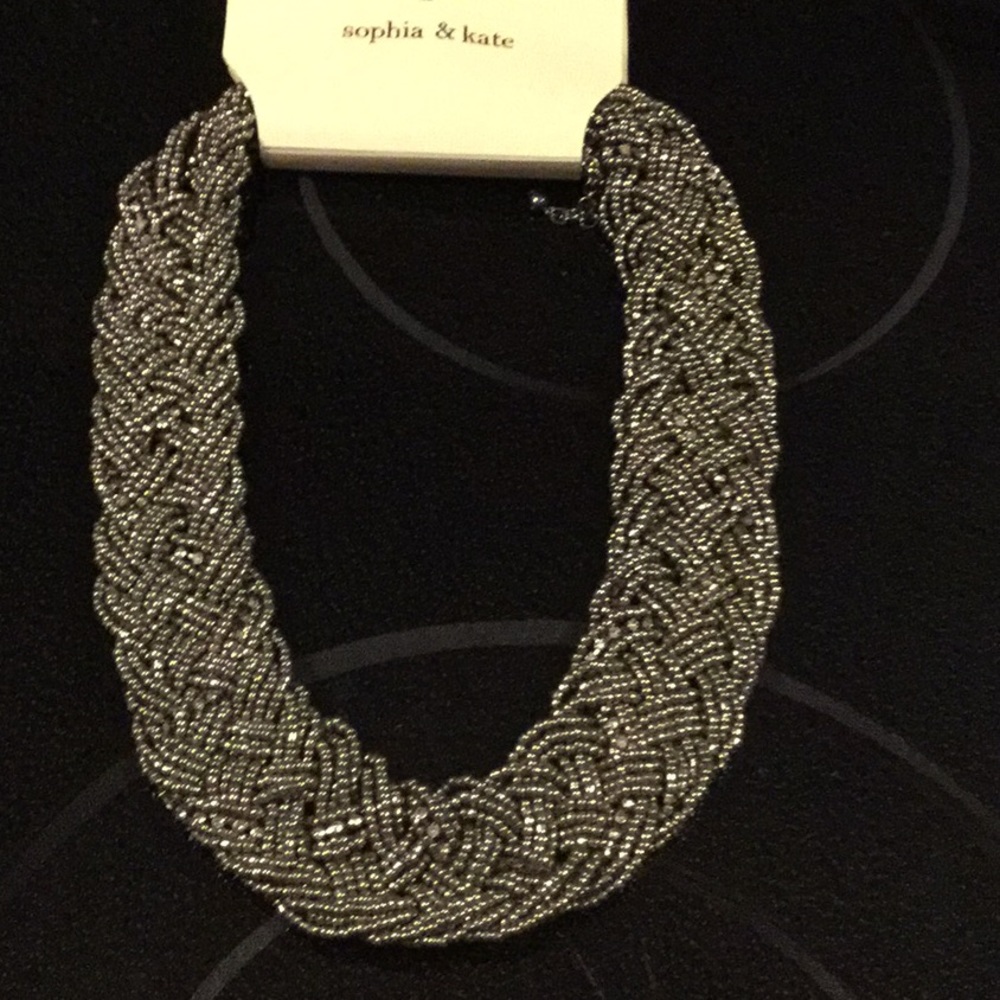 Sophia & Kate, Beaded & Small Rhinestone Necklace